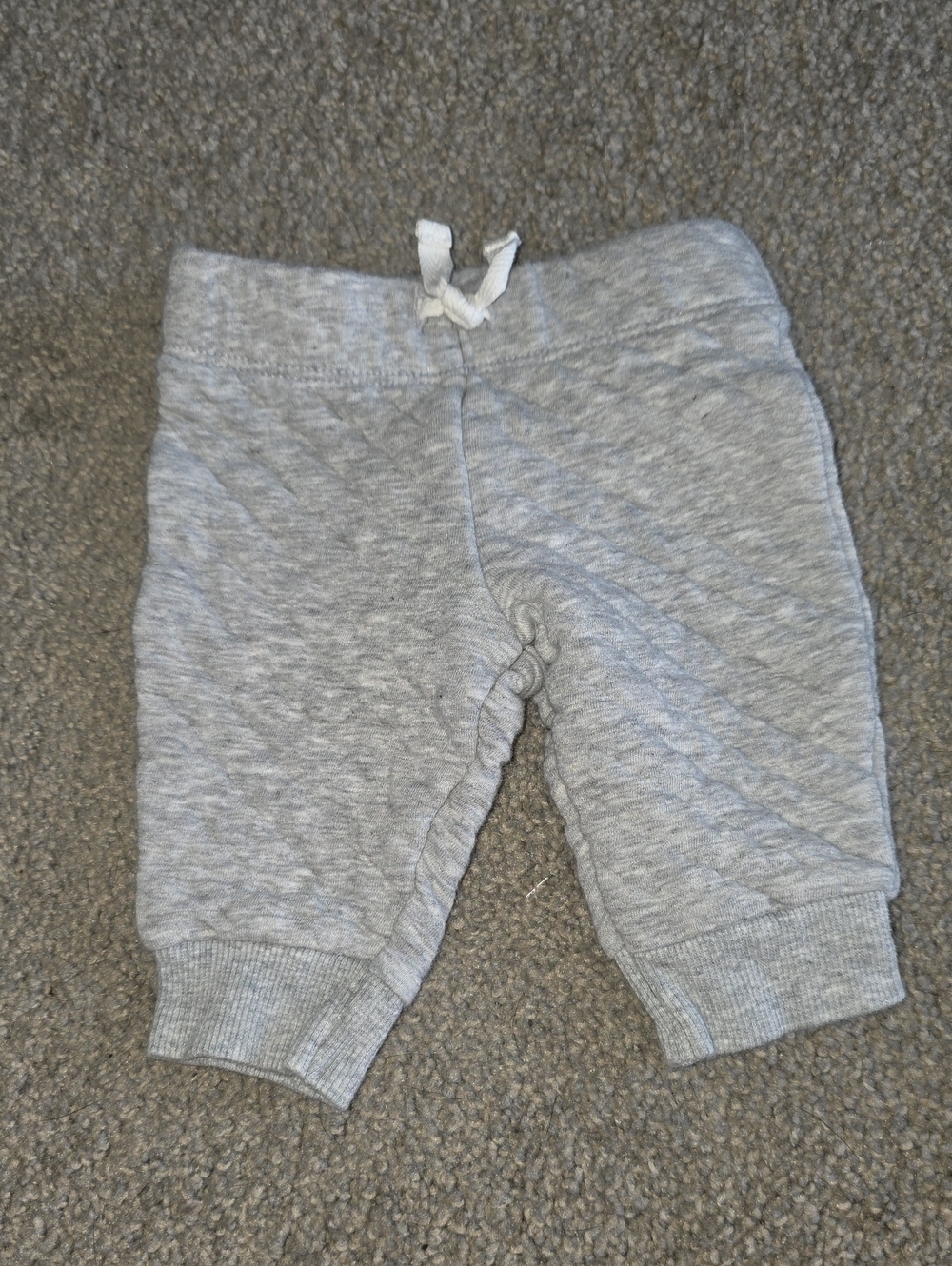 Carter's Heather Gray Knit Pull-On Jogger Pants